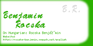 benjamin rocska business card